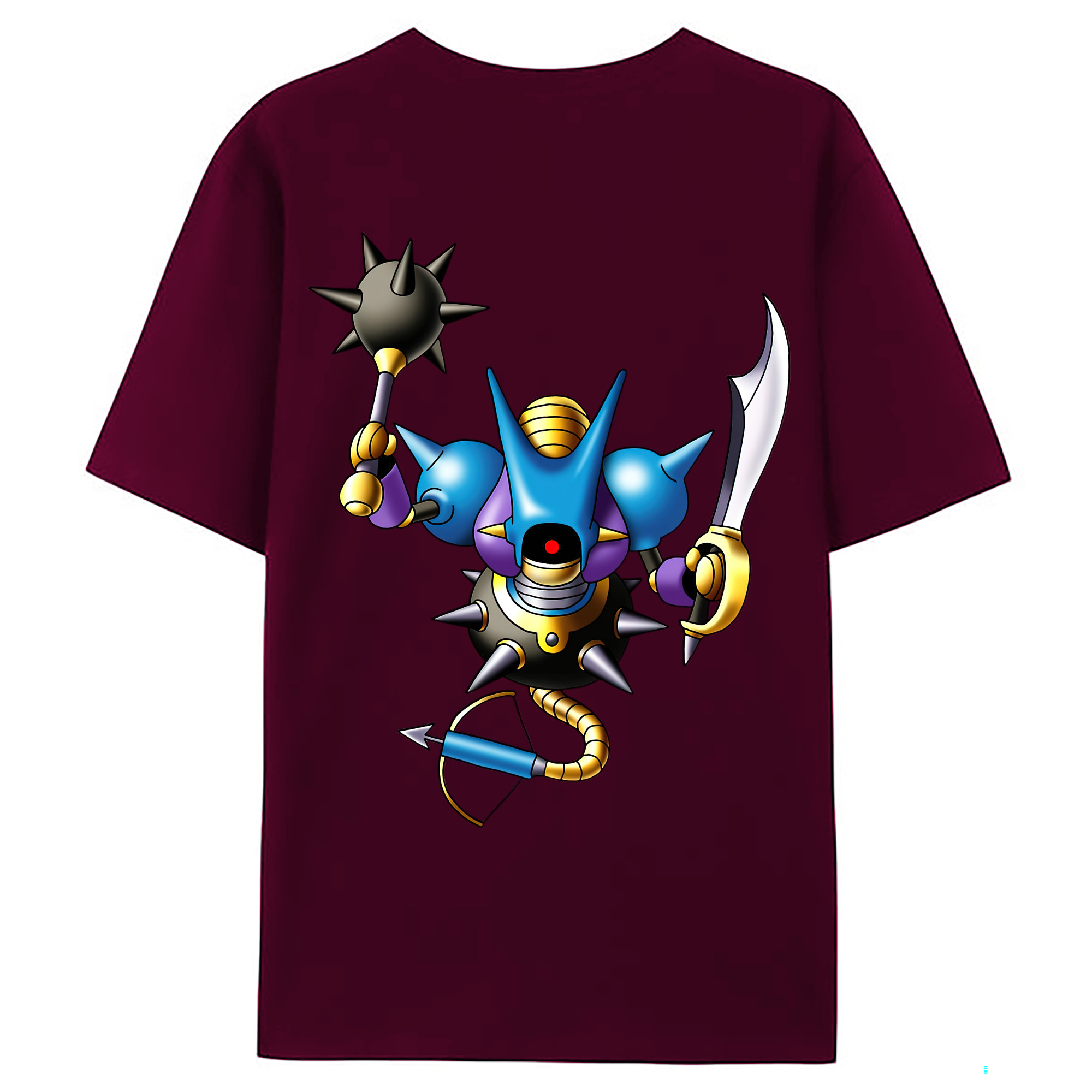 （画像用） ドラゴンクエスト Doragon Kuesuto Dragon Quest レディース半袖Tシャツ(バックプリント)
